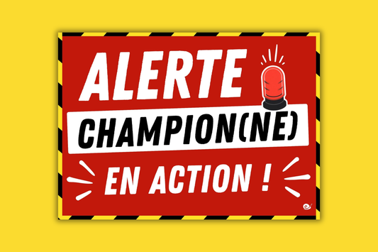 Champion(ne) en action !